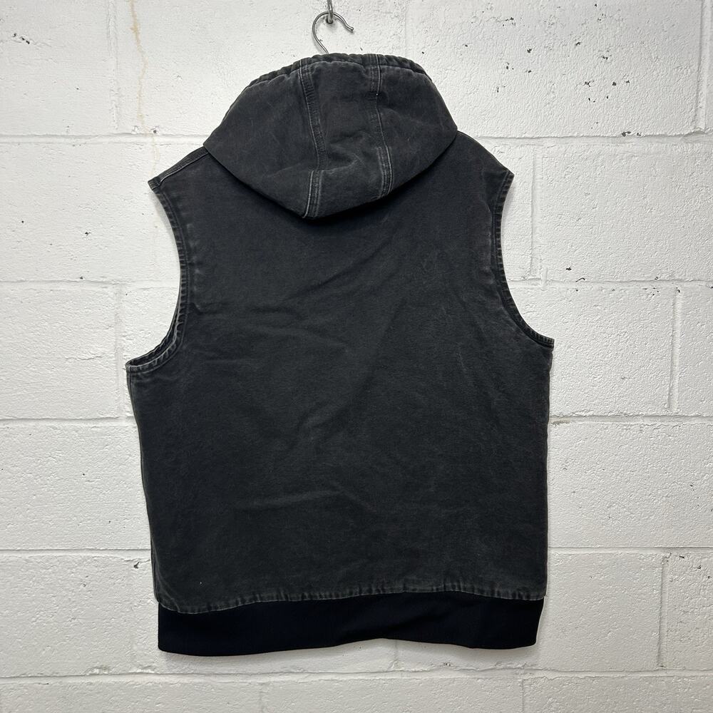 Y2K Carhartt Quilted Hooded Vest “Black” 100121-001 - Picture 2 of 11